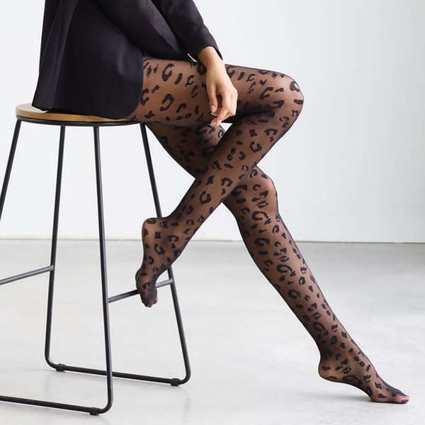 Leopard tights.