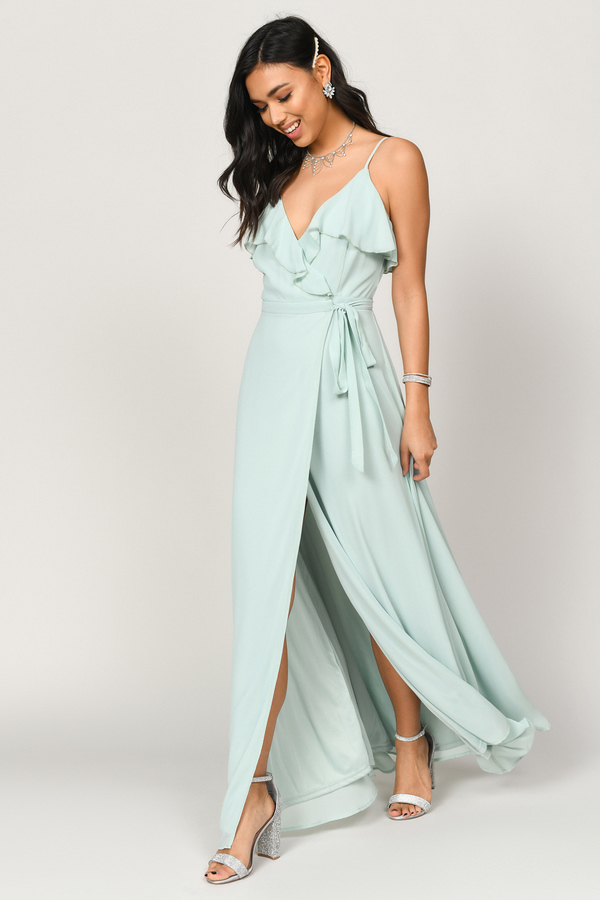 Mint dress.