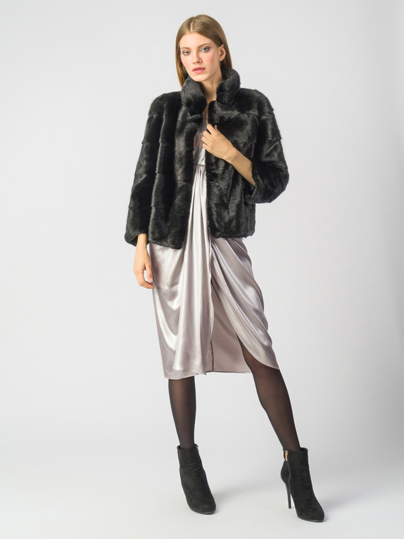 Mink short fur coat