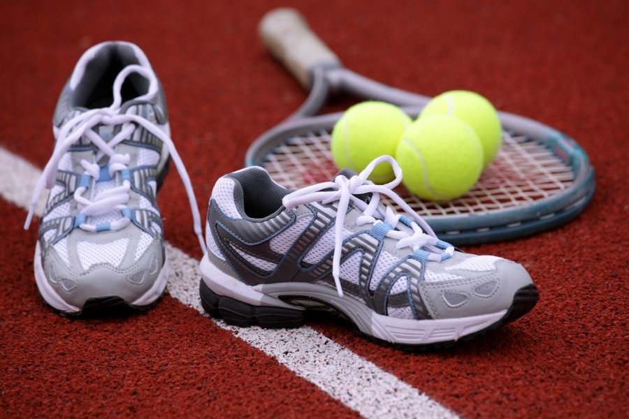 Baskets de tennis.