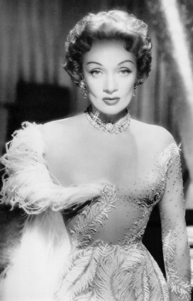 Marlene Dietrich.