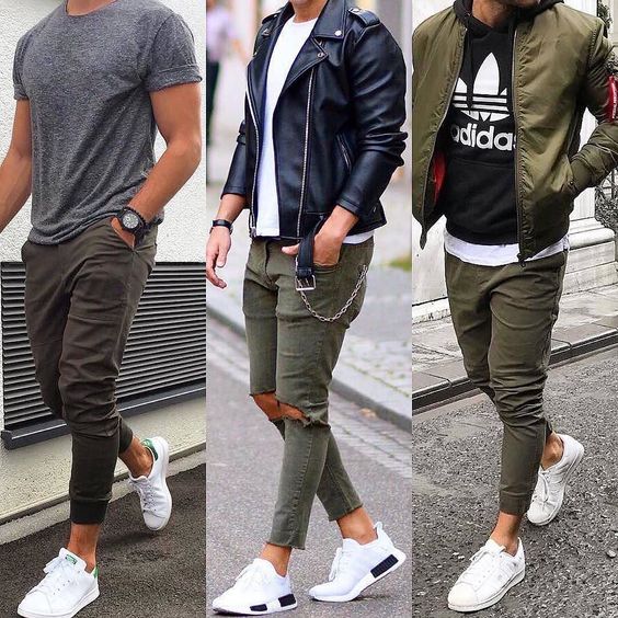 Looks de estilo deportivo.