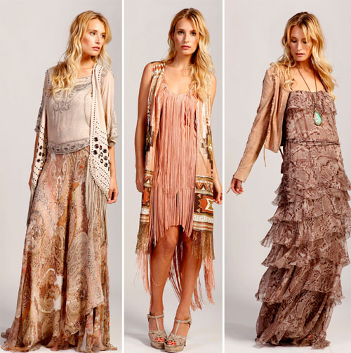 Vestidos hippies.