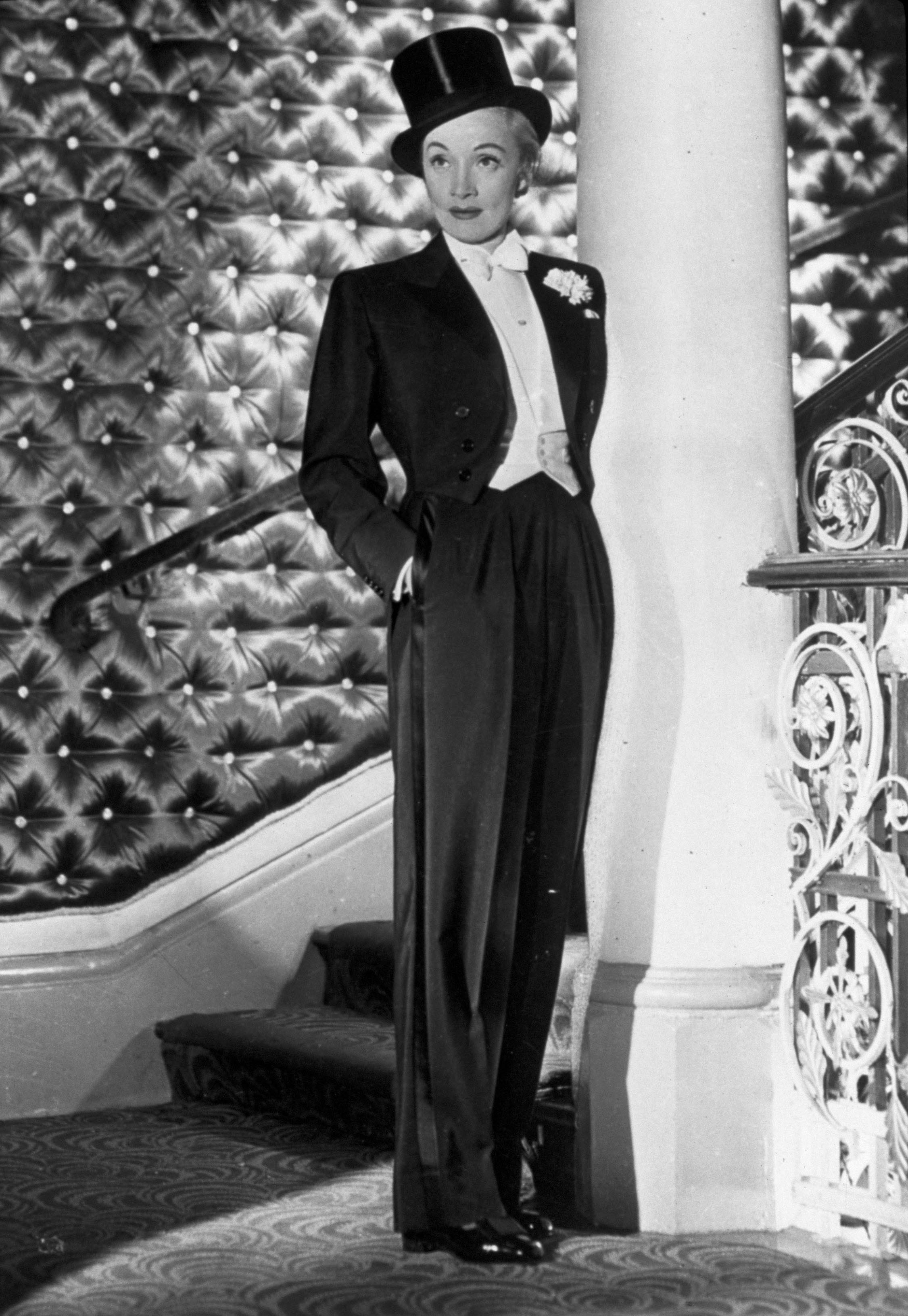 Marlene Dietrich.