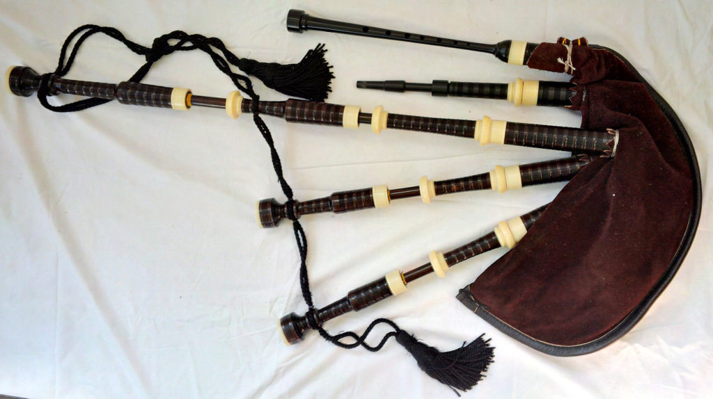 leather bagpipes