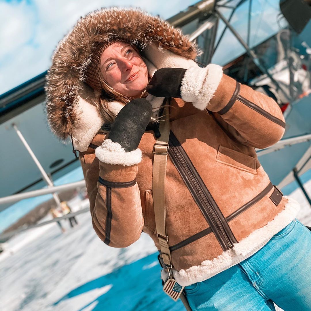 Bovenkleding in pilotenstijl