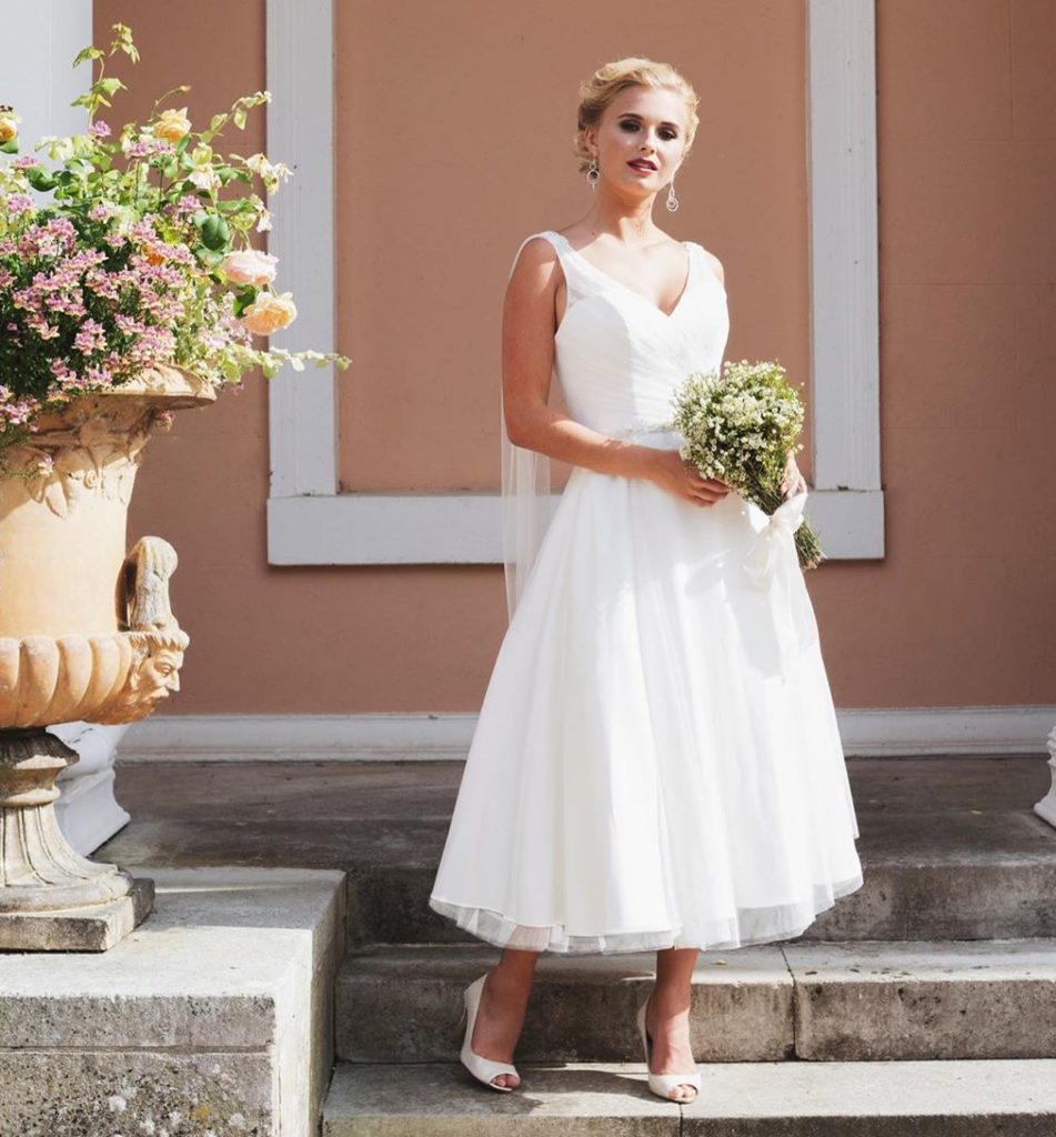 vestido de novia de los años 50