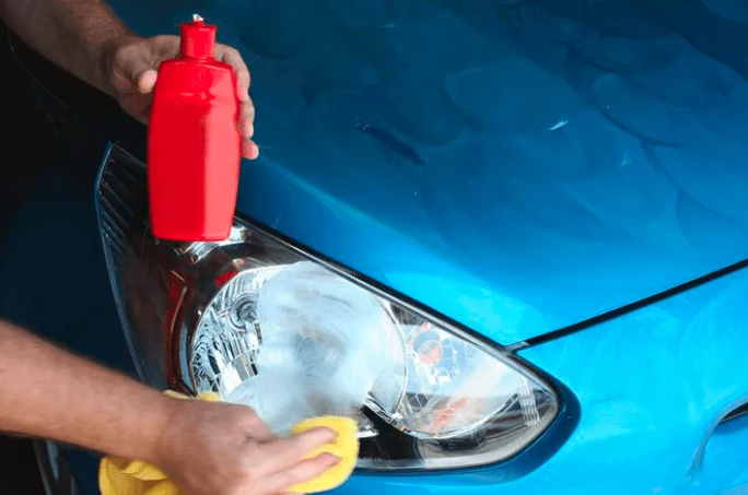 car headlight wax