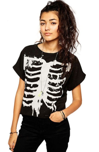 skeleton t-shirt