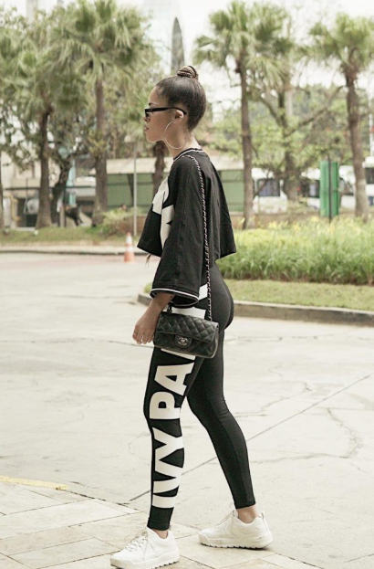 legging avec logo