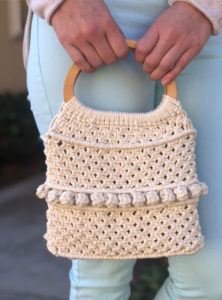 Bolso macramé