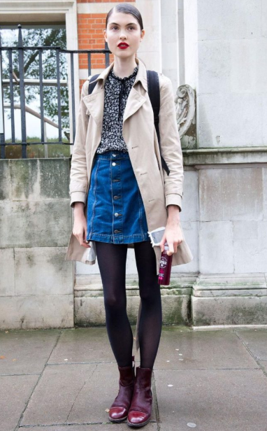 skirt with parka