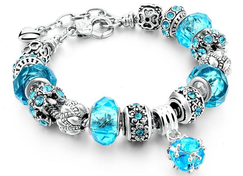 Bracelet with charms.