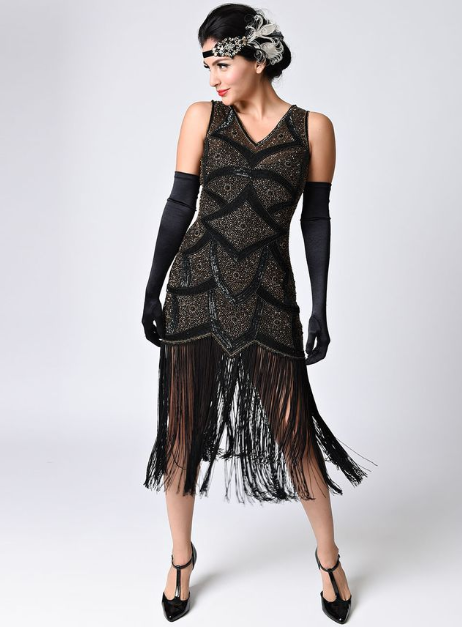 fringed dress