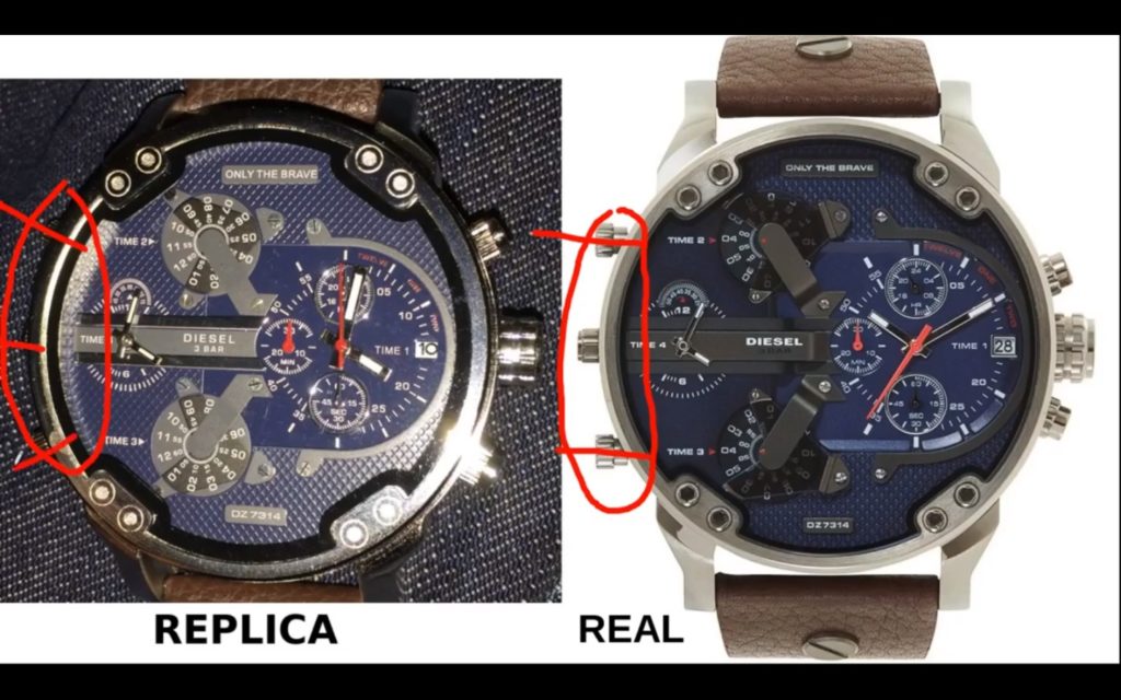 Diesel watches copy and original