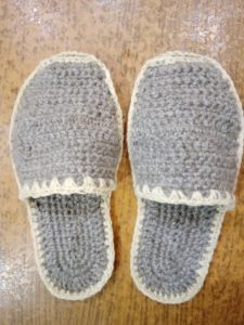 crochet slippers