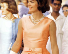 Jacqueline Kennedy in a dress