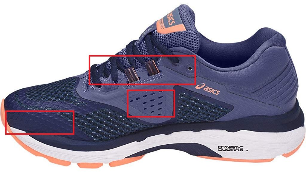 diferenças asics gt 2000 6