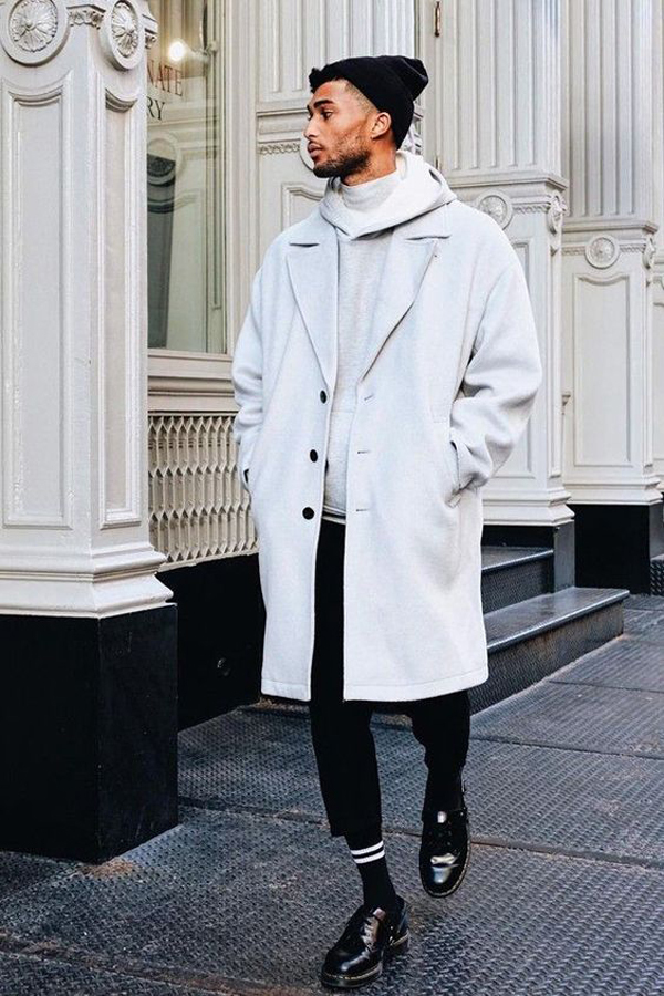 Oversized coat.