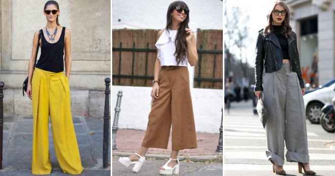 Palazzo pants in different lengths