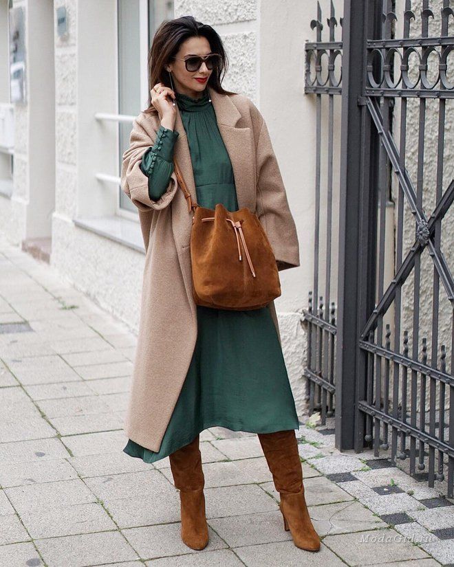 emerald and beige