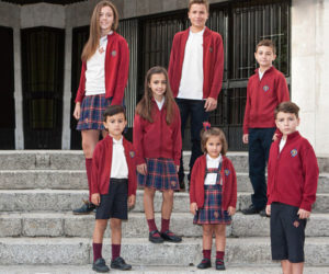 Uniforme escolar em Leon.