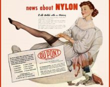 Old nylon advertisement