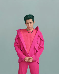 Pink suit