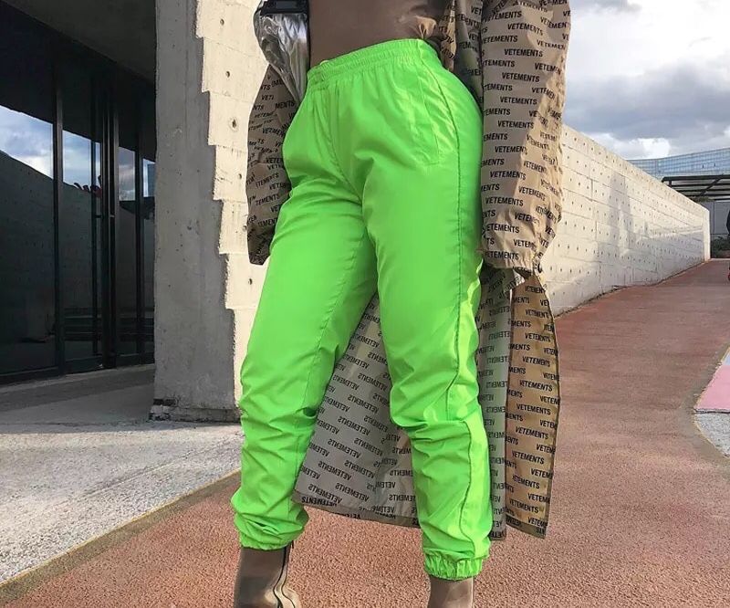 Neon joggers