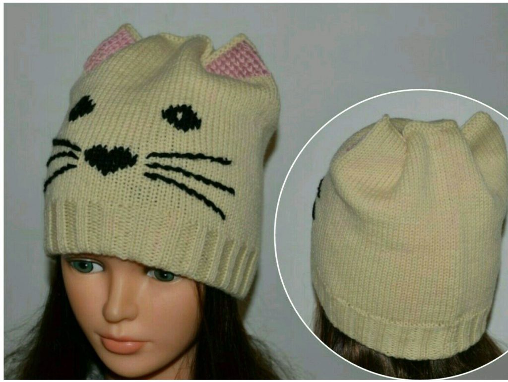 Cómo tejer un gorro de gato con una máquina de tejer.