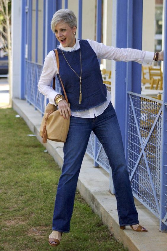 blue jeans per le donne over 50