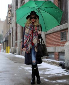 How to dress beautifully in the rain