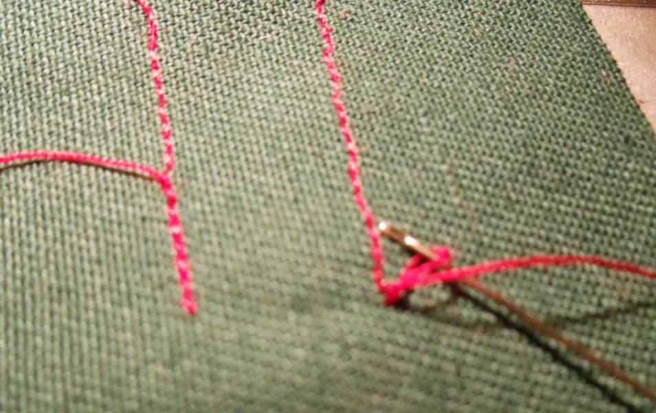 How to secure the ends of a stitch by hand