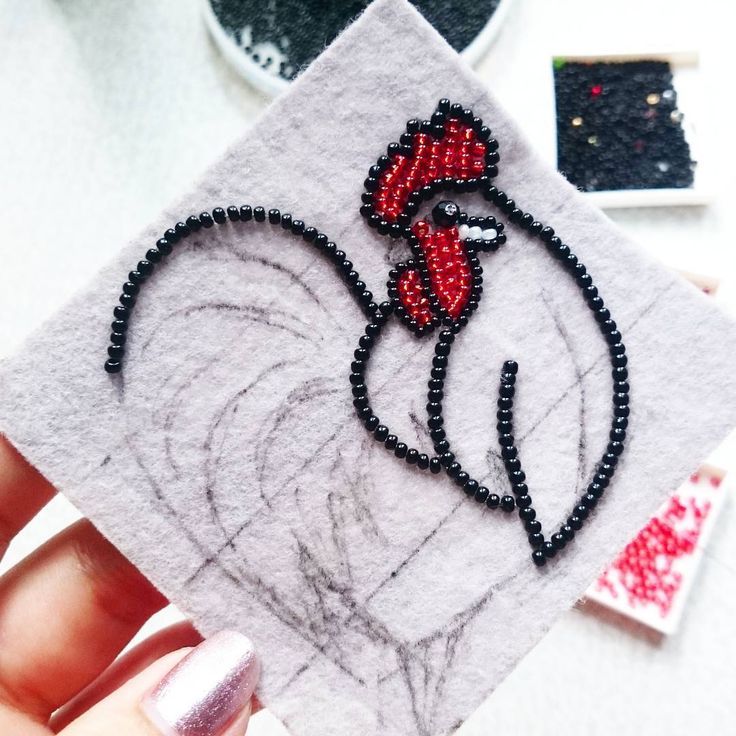 embroidery brooch