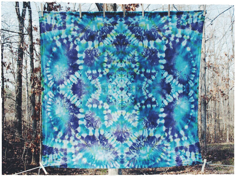 rideaux shibori