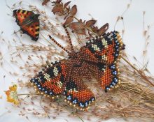 beaded butterfly