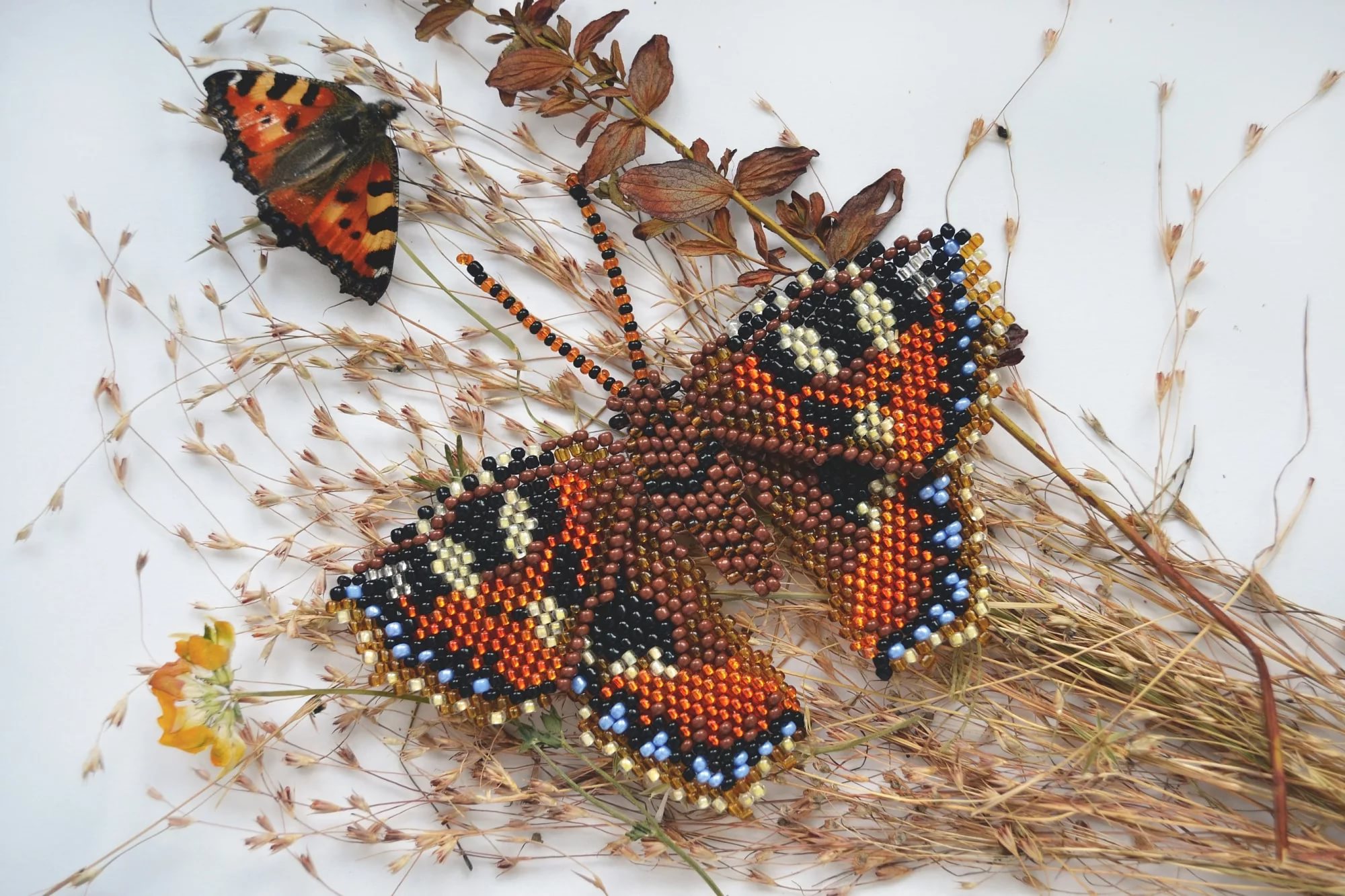 beaded butterfly