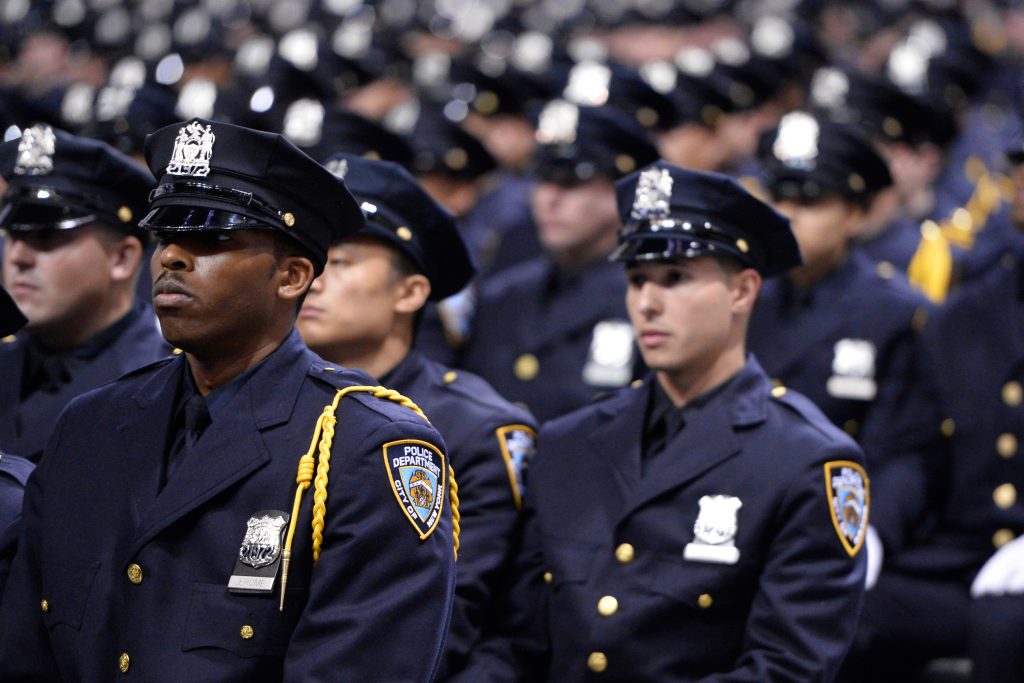 uniforme de policía de nueva york