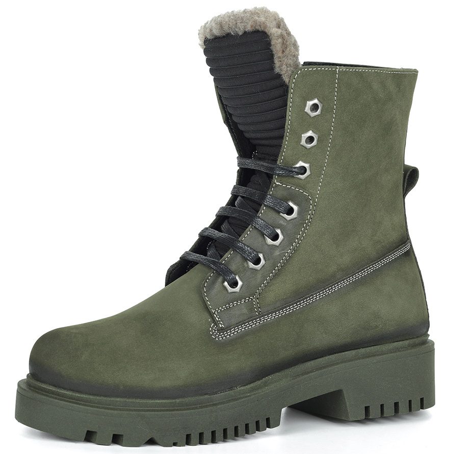 Botas verdes.