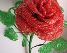 DIY roses and beads