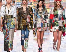 Patchwork tarzında Dolce&Gabbana koleksiyonu