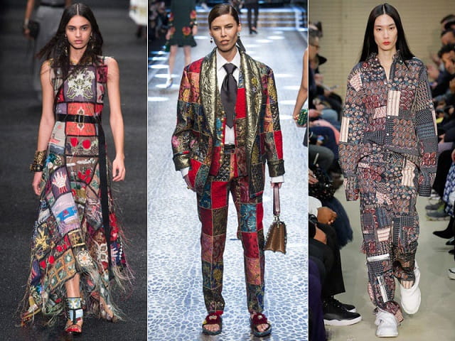 Vêtements style patchwork