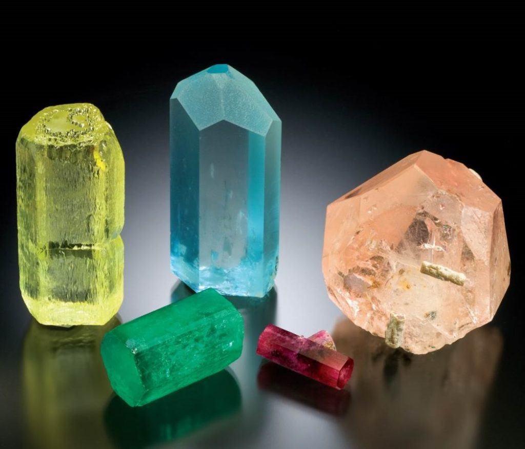 Types of beryl.