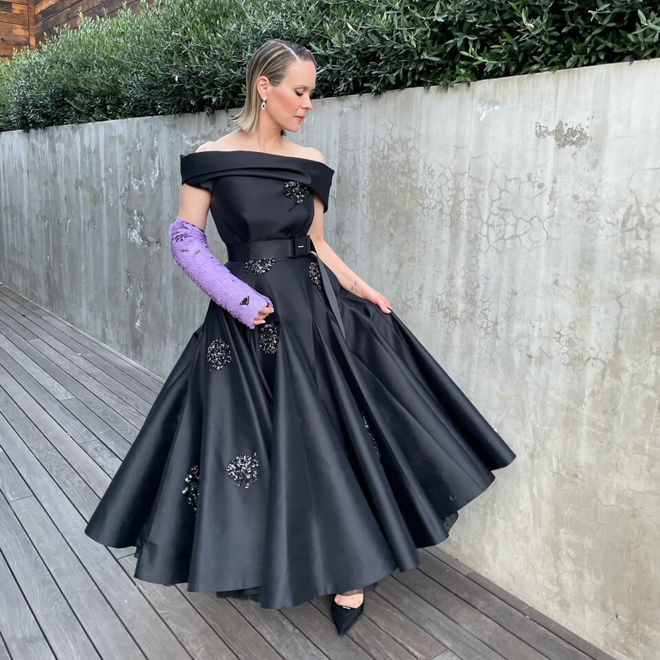 El look de Sarah Paulson para los Globos de Oro 2021