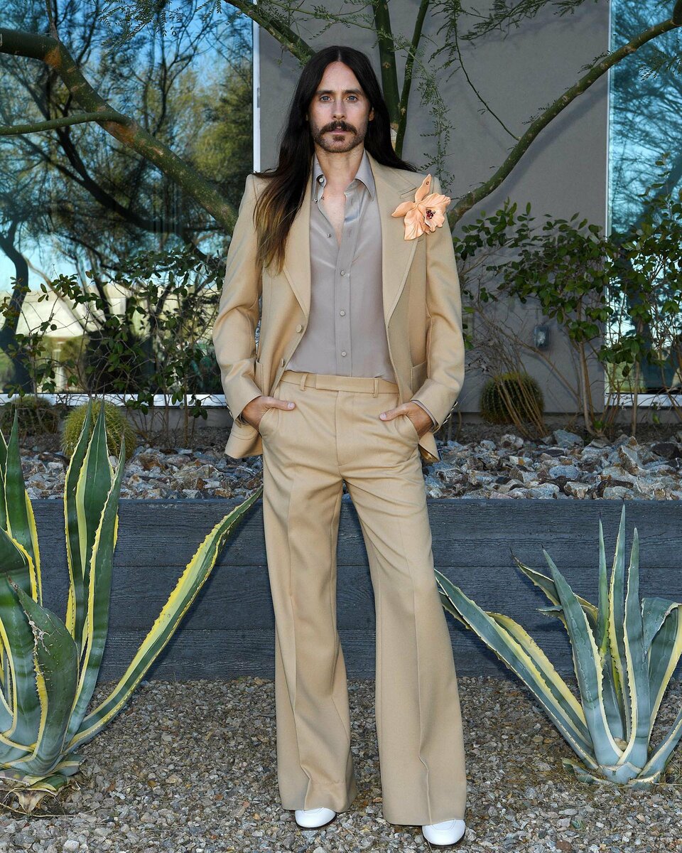 El look de Jared Leto per als Globus d'Or 2021