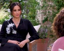 Meghan Markle at the scandalous interview with Oprah Winfrey