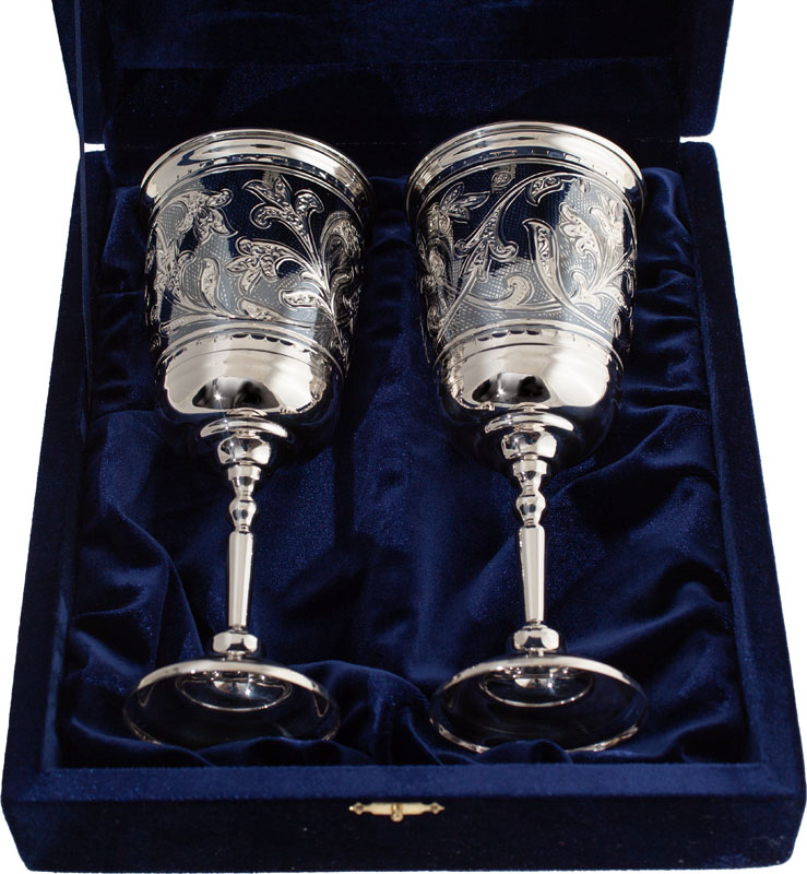 silver cups