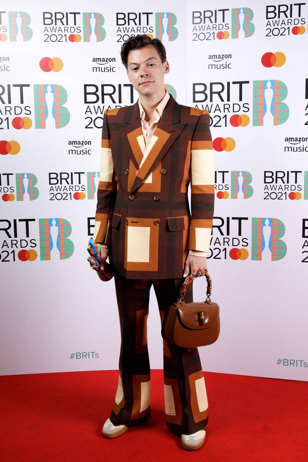 Harry Styles bij de BRIT Awards 2021