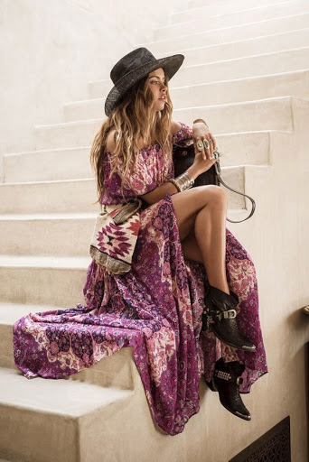 Boho chic stil