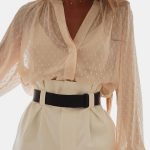 Transparante blouse